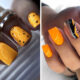 Pomarańczowe paznokcie - TOP 14 modnych inspiracji