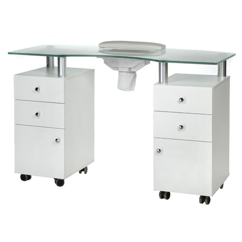 Biurko z pochłaniaczem Beauty System BD-3453+P