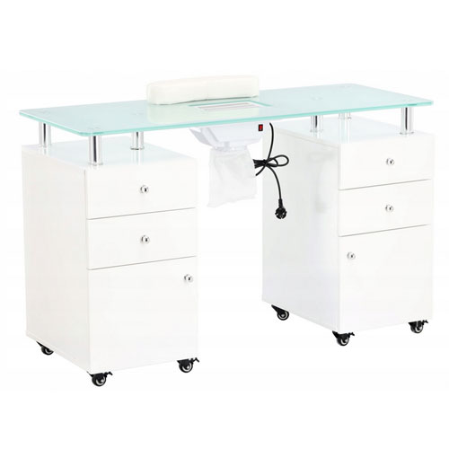 Biurko z pochłaniaczem Calissimo B34-MT014B-WHITE